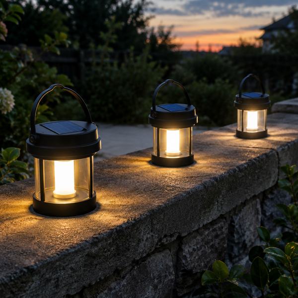 Solar LED lanterns (3-pack)